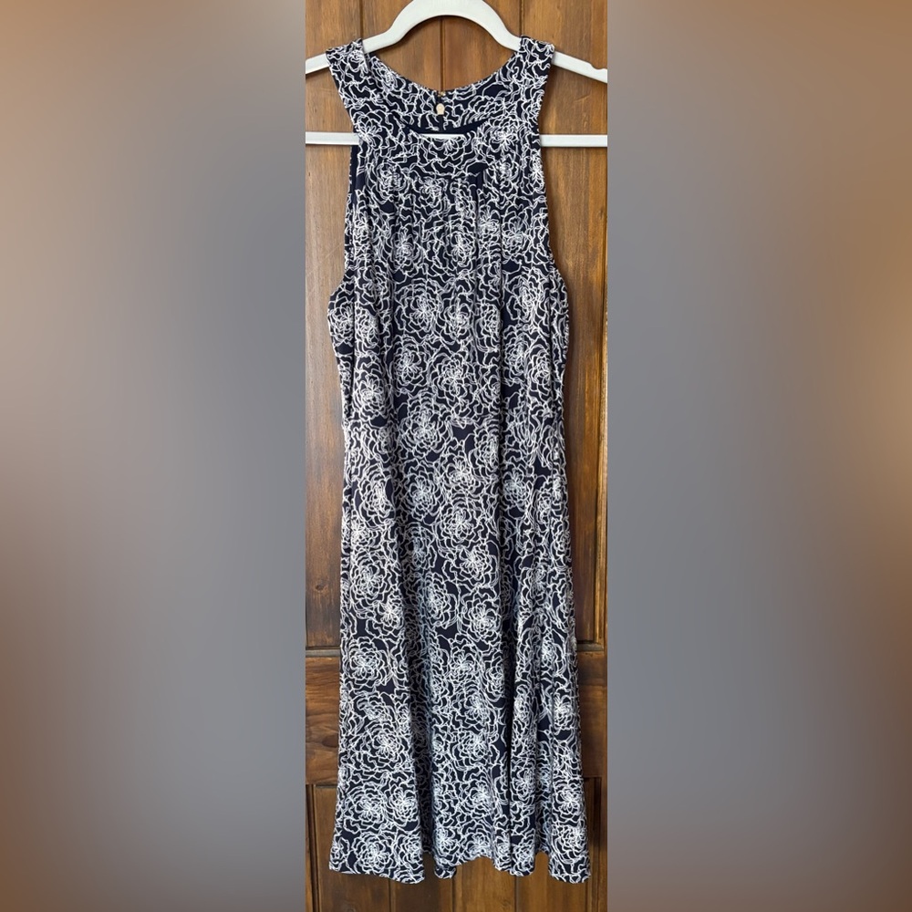 Tommy Hilfiger navy blue  and White Sleeveless Dress